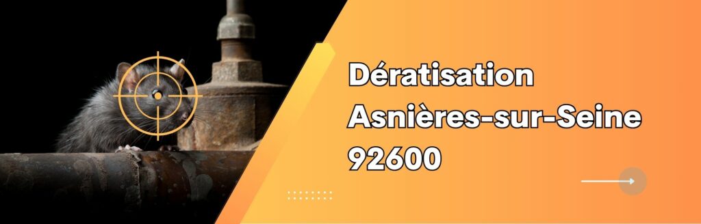 Dératisation Asnières-sur-Seine 92600 -